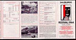 Salzburger Festspiele 1964, Titel in Vorlageform: Salzburgo Festival 1964, Verweis auf Stücktitel: Cosi fan tutte, Verweis auf Stücktitel: Figaros Hochzeit, Verweis auf Stücktitel: Lucio Silla, Verweis auf Stücktitel: Die Zauberflöte, Verweis auf Stücktitel: Ariadne auf Naxos, Verweis auf Stücktitel: Elektra, Verweis auf Stücktitel: Der Rosenkavalier, Verweis auf Stücktitel: Macbeth, Verweis auf Stücktitel: Jedermann, Verweis auf Stücktitel: Faust, Verweis auf Stücktitel: Die lustigen Weiber von Windsor