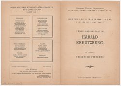 Tänze und Gestalten Harald Kreutzberg