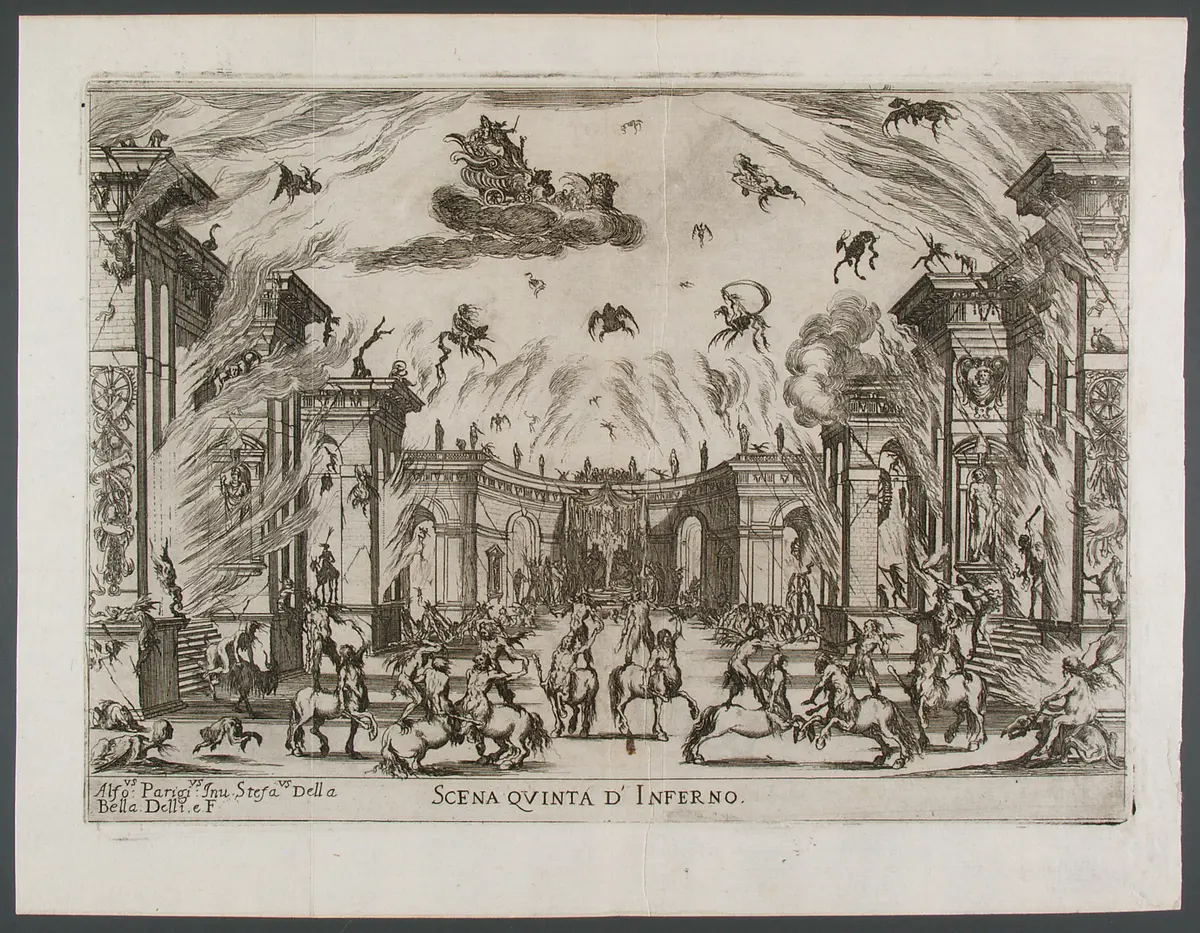 Le nozze degli dei, Titel in Vorlageform: Le nozze degli dei. Favola Dell Ab' Gio. Carlo Coppola Rappresentata in Musica in Firenze nelle reali nozze de serenis.mi Gran Duchi di Toschana Ferdinando II. e Vittoria Principessa d'Urbino