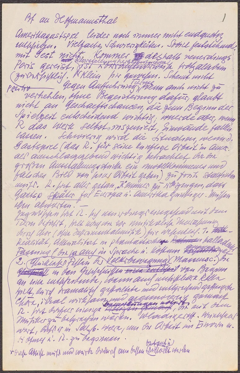 Briefentwurf