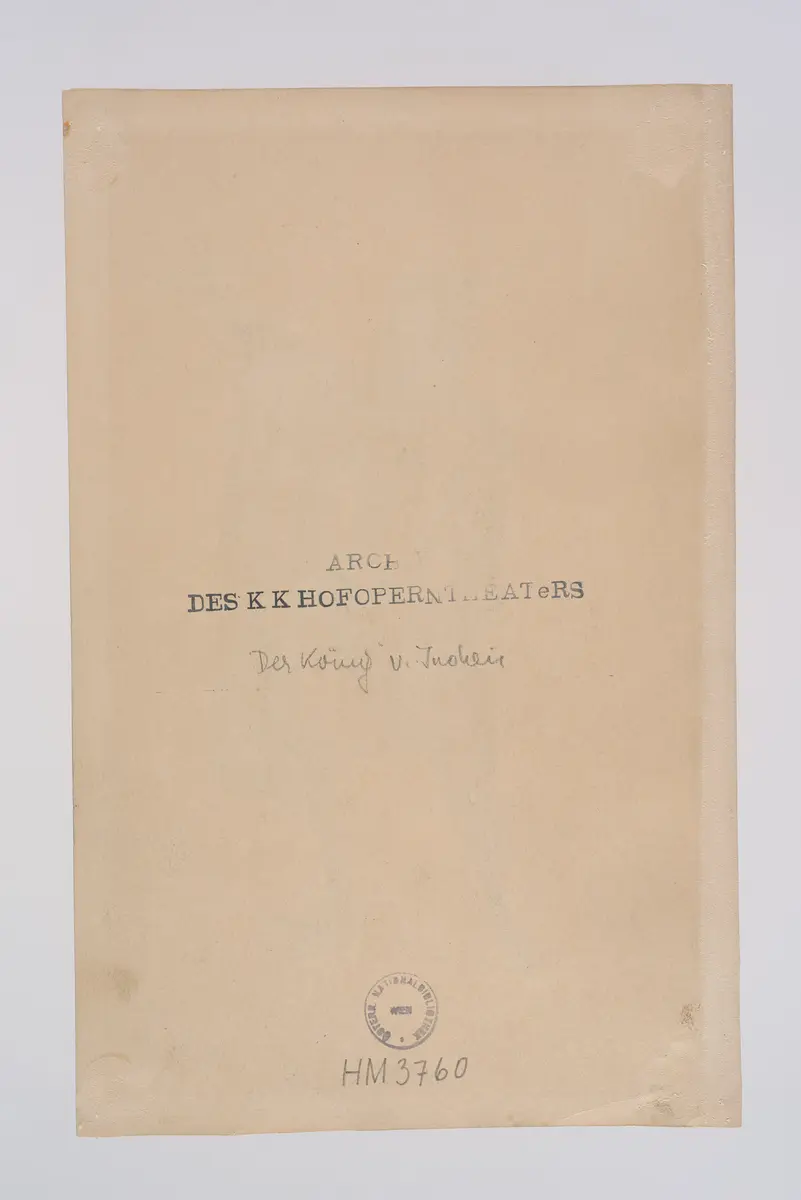Semiramis, Originaltitel: Semiramide, Titel der Serie: Figurinen des k.k. Hofoperntheaters