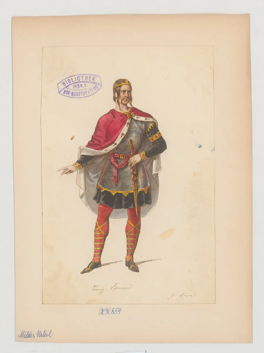 Ein mildes Urteil, Titel der Serie: Figurinen des k.k. Hof-Burgtheaters