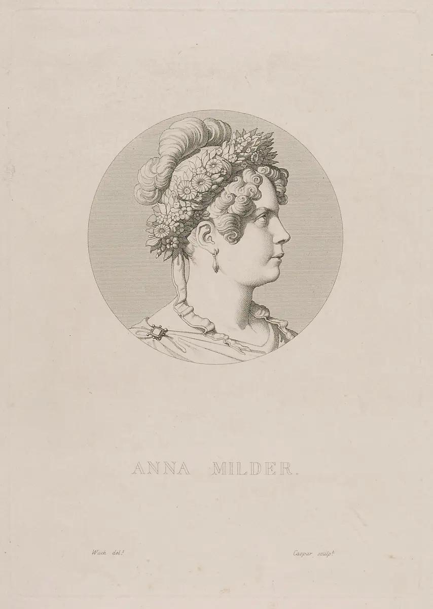 Pauline Anna Milder-Hauptmann, Titel in Vorlageform: Anna Milder