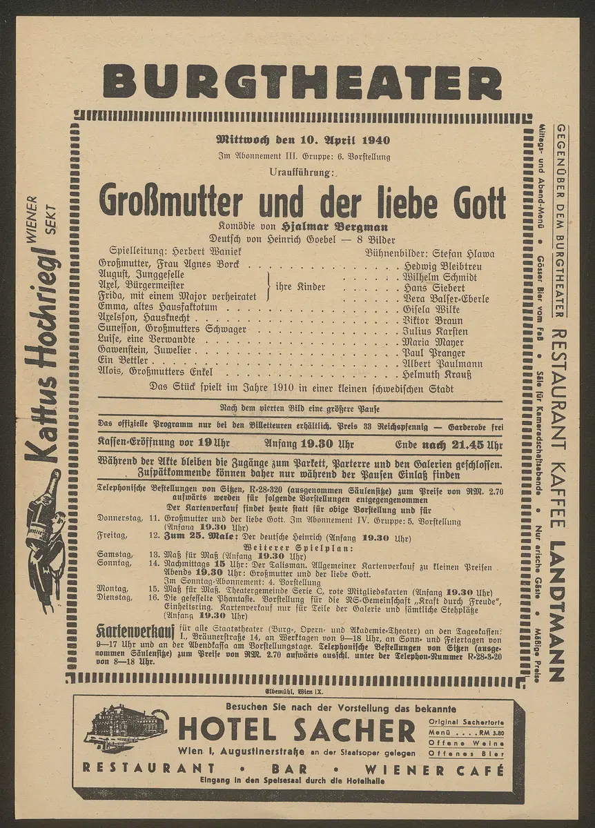 Großmutter und der liebe Gott