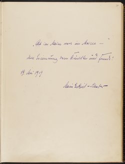 Gästebuch. Atelier Franz-Xaver Setzer, Wien