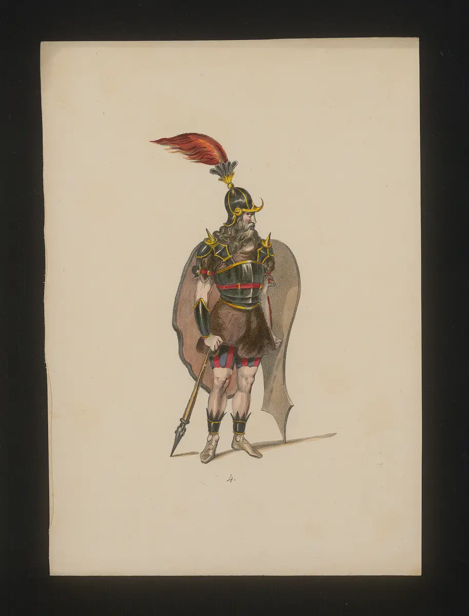 Alboin, Titel der Serie: Neue Costume-Sammlung verschiedener Zeiten und Nationen