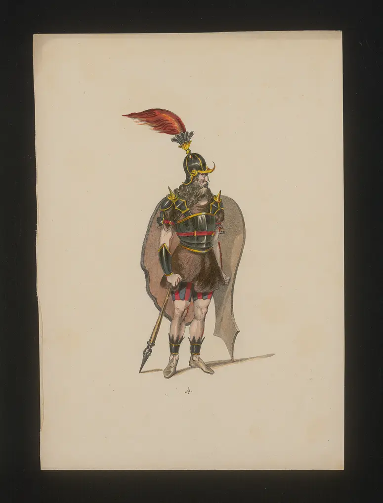 Alboin, Titel der Serie: Neue Costume-Sammlung verschiedener Zeiten und Nationen