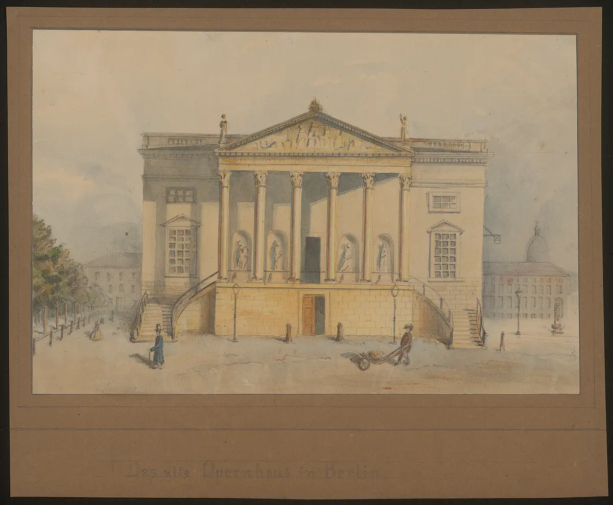 Das alte Opernhaus in Berlin