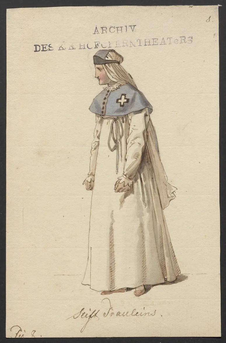 Helene, Titel der Serie: Figurinen des k.k. Hofoperntheaters