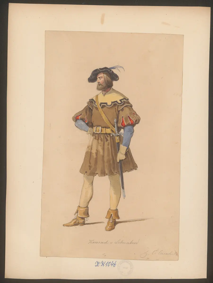 Die Kronenwächter, Titel der Serie: Figurinen des k.k. Hof-Burgtheaters