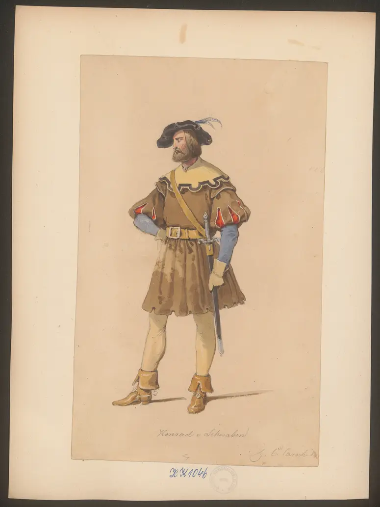 Die Kronenwächter, Titel der Serie: Figurinen des k.k. Hof-Burgtheaters