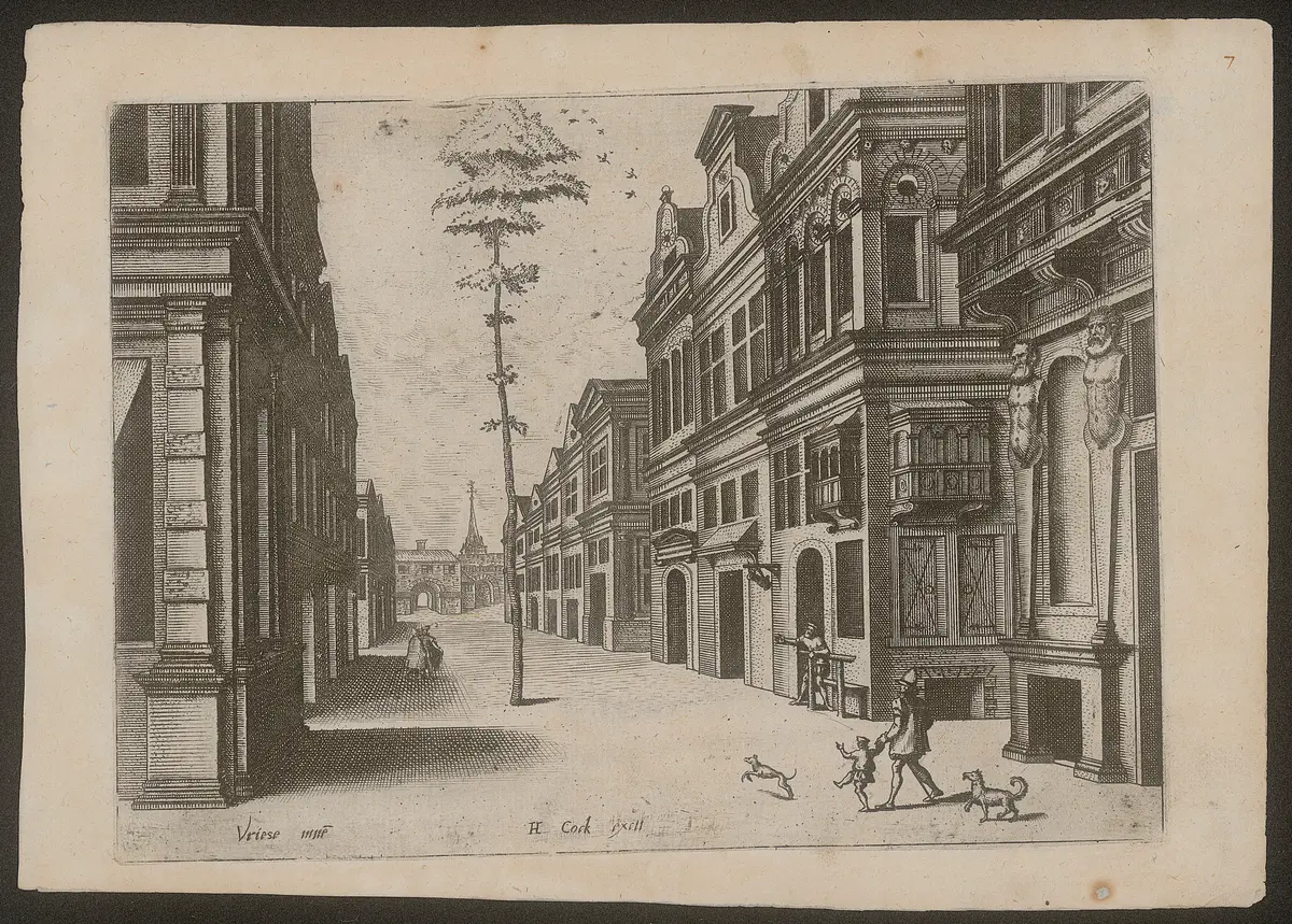 ohne Titel, Titel der Serie: Kleine perspektivische Architekturansichten