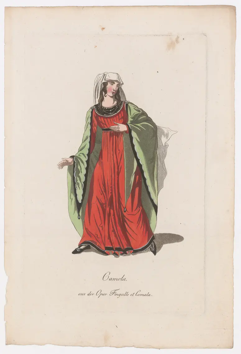 Fingallo e Comala, Titel in Vorlageform: Fingallo et Comala