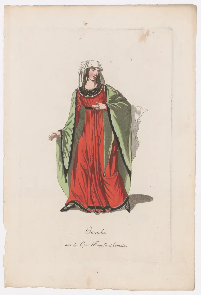 Fingallo e Comala, Titel in Vorlageform: Fingallo et Comala