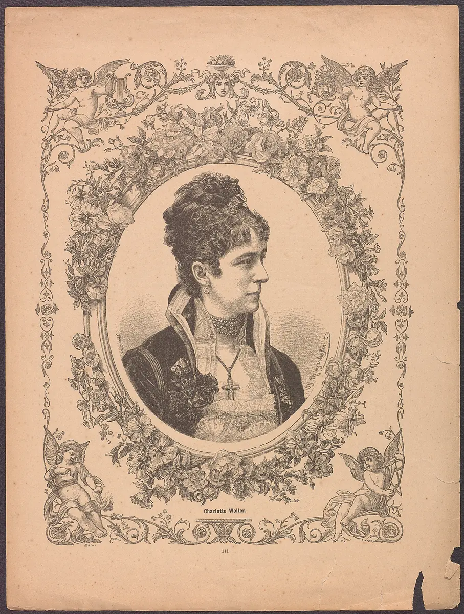 Charlotte Wolter, Verweis auf Stücktitel: Georgette