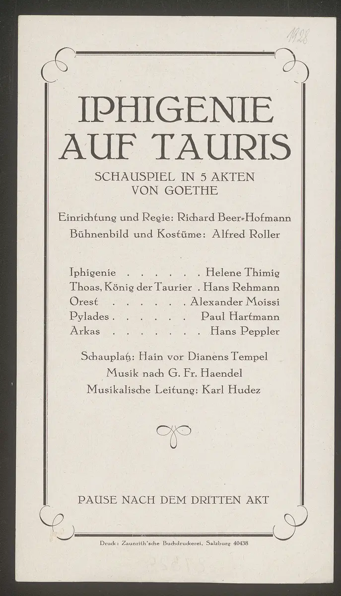Iphigenie auf Tauris
