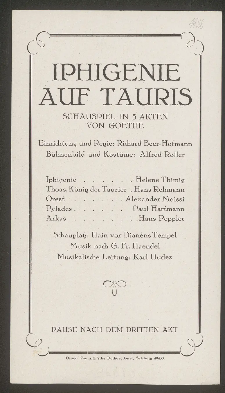 Iphigenie auf Tauris