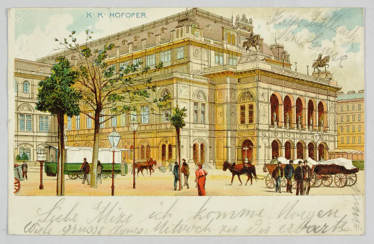 Wien, Oper, Titel in Vorlageform: K.K. Hofoper