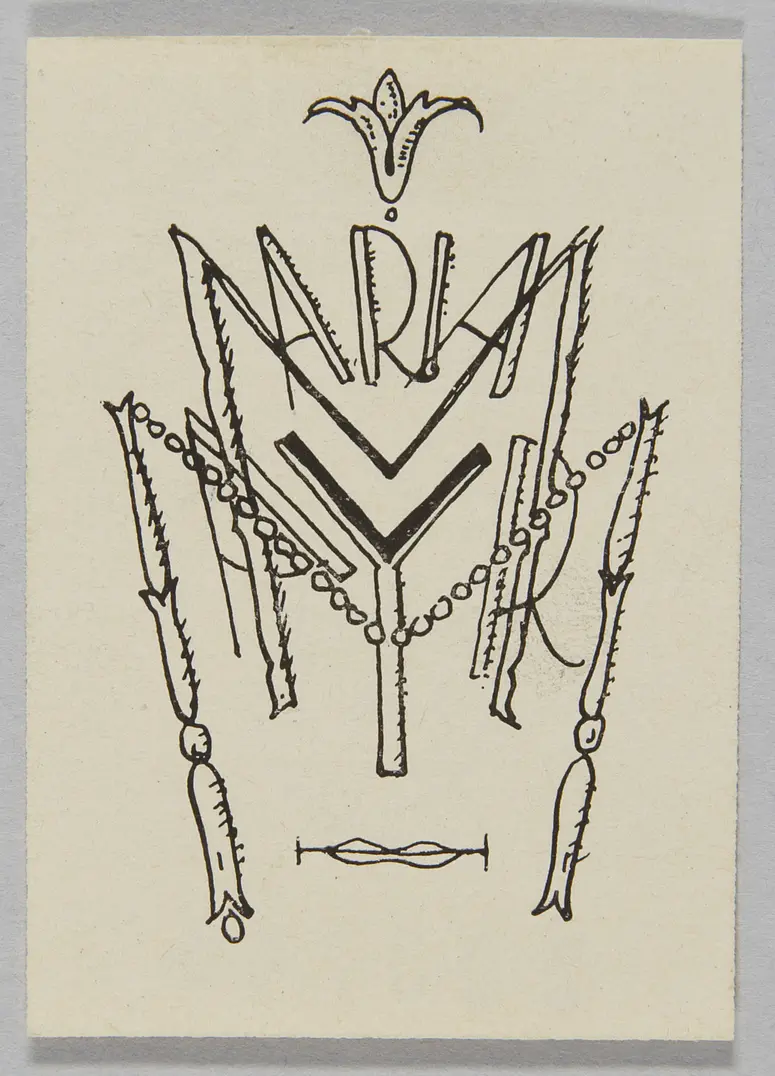 Exlibris Maria Mayr