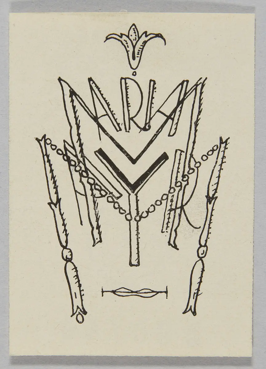 Exlibris Maria Mayr
