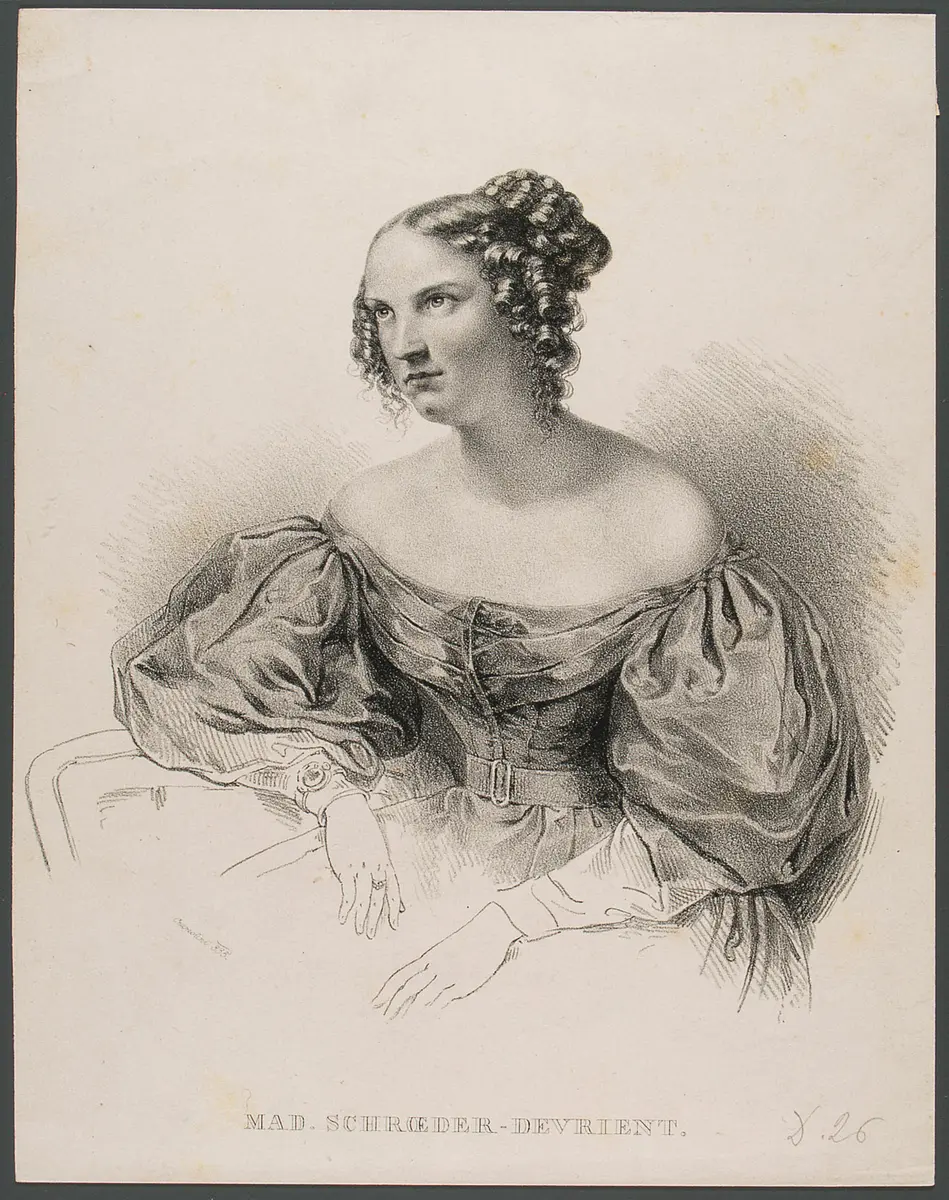 Wilhelmine Schröder-Devrient, Titel in Vorlageform: Mad. Schroeder-Devrient