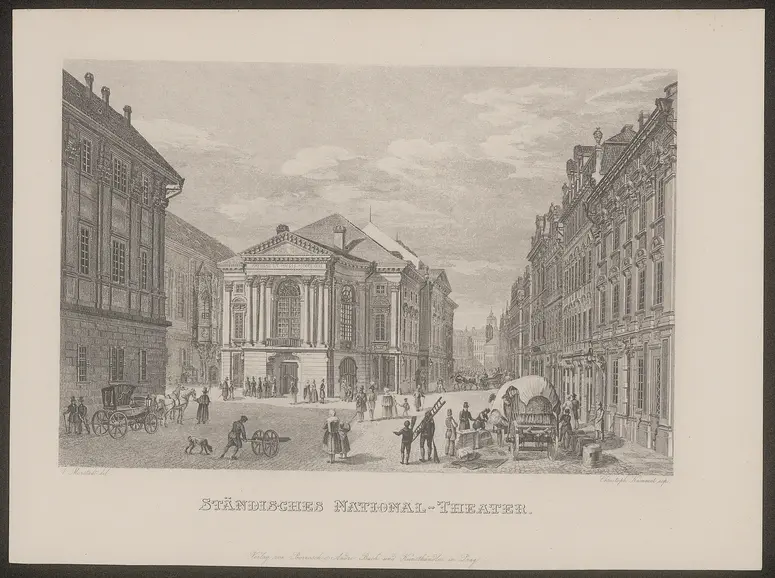 Prag, Ständetheater, Alternativtitel: Prag, Ständisches Theater, Titel in Vorlageform: Ständisches National-Theater