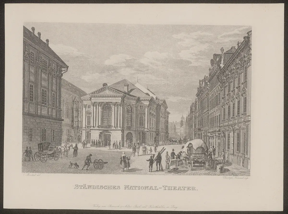 Prag, Ständetheater, Alternativtitel: Prag, Ständisches Theater, Titel in Vorlageform: Ständisches National-Theater