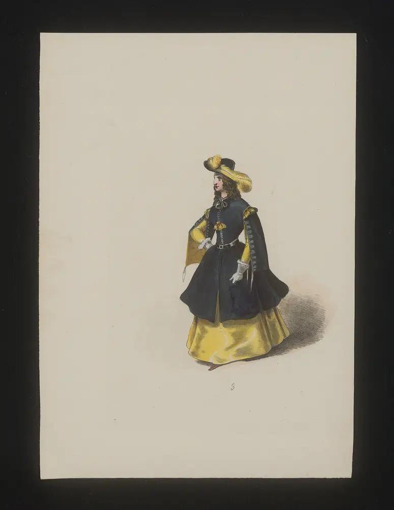 Monaldeschi, Titel der Serie: Neue Costume-Sammlung verschiedener Zeiten und Nationen
