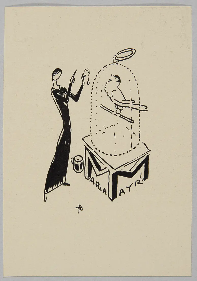 Exlibris Maria Mayr