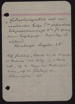 Skizzenbuch I / Österreich I