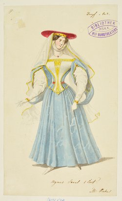 Die Jungfrau von Orleans, Titel der Serie: Figurinen des k.k. Hof-Burgtheaters