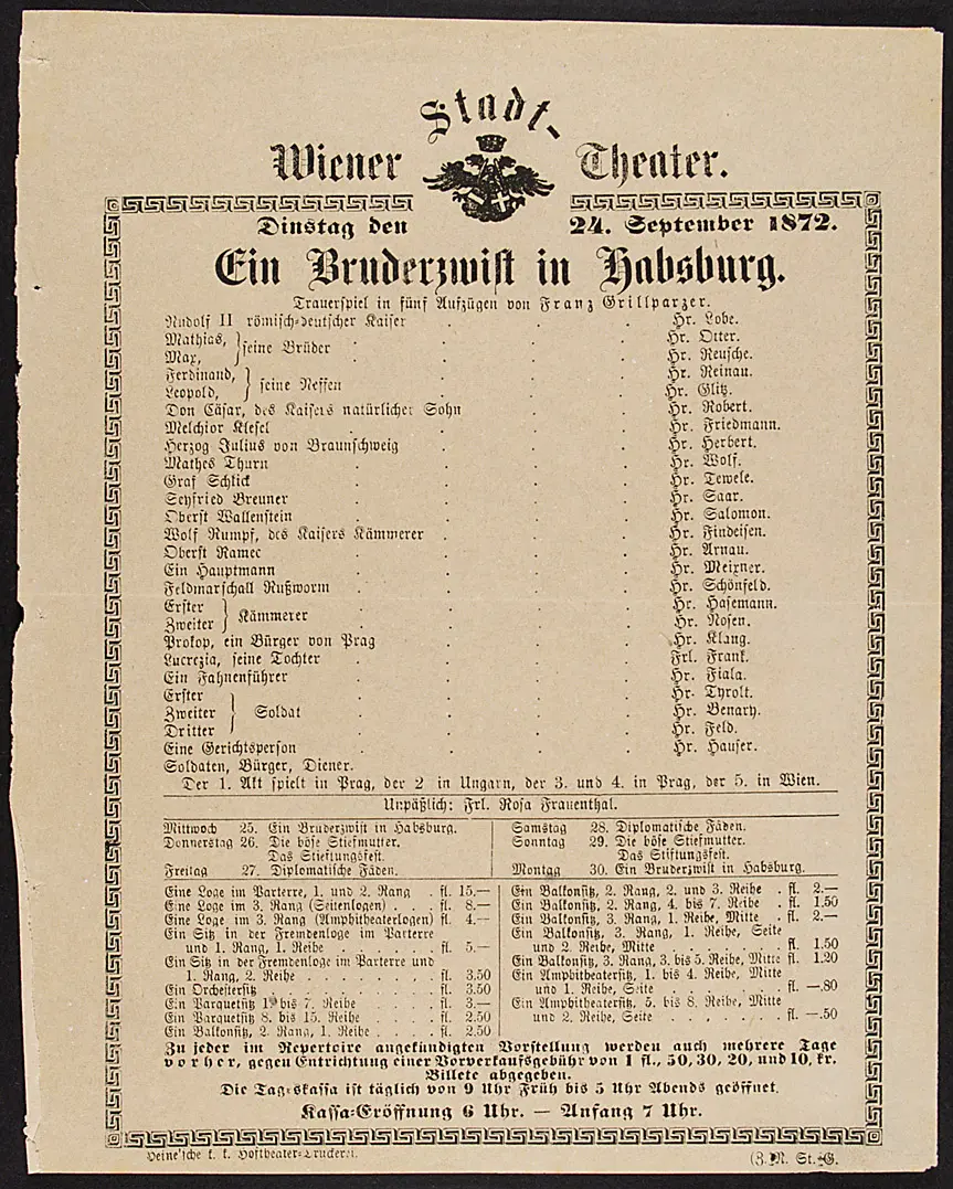 Ein Bruderzwist in Habsburg