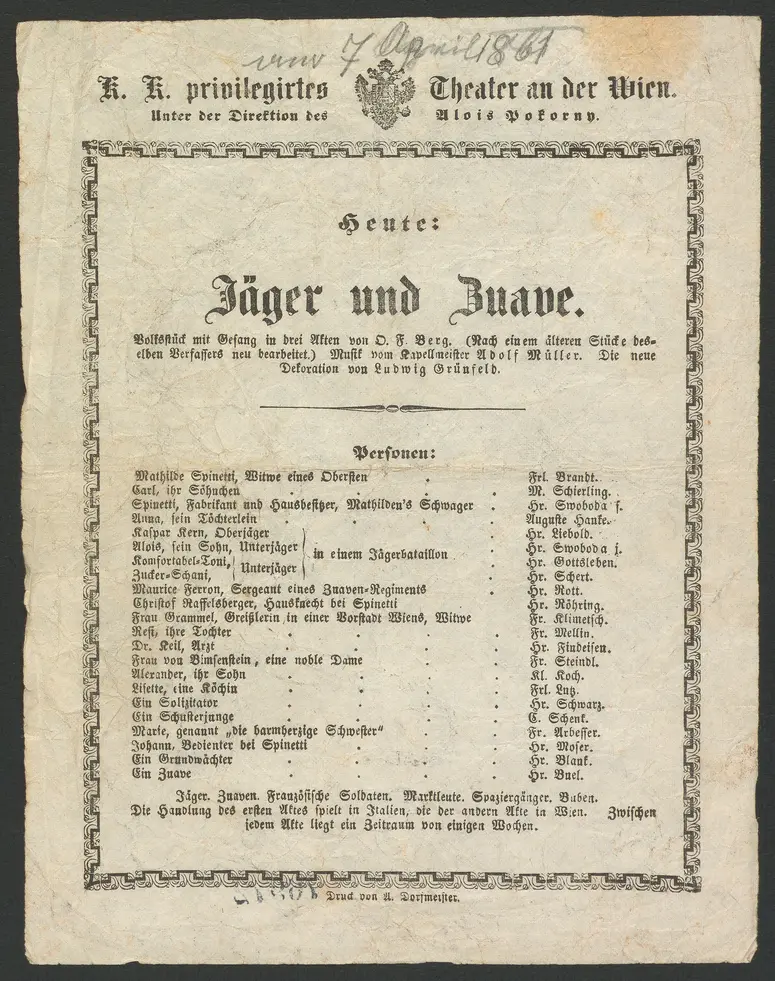 Jäger und Zuave