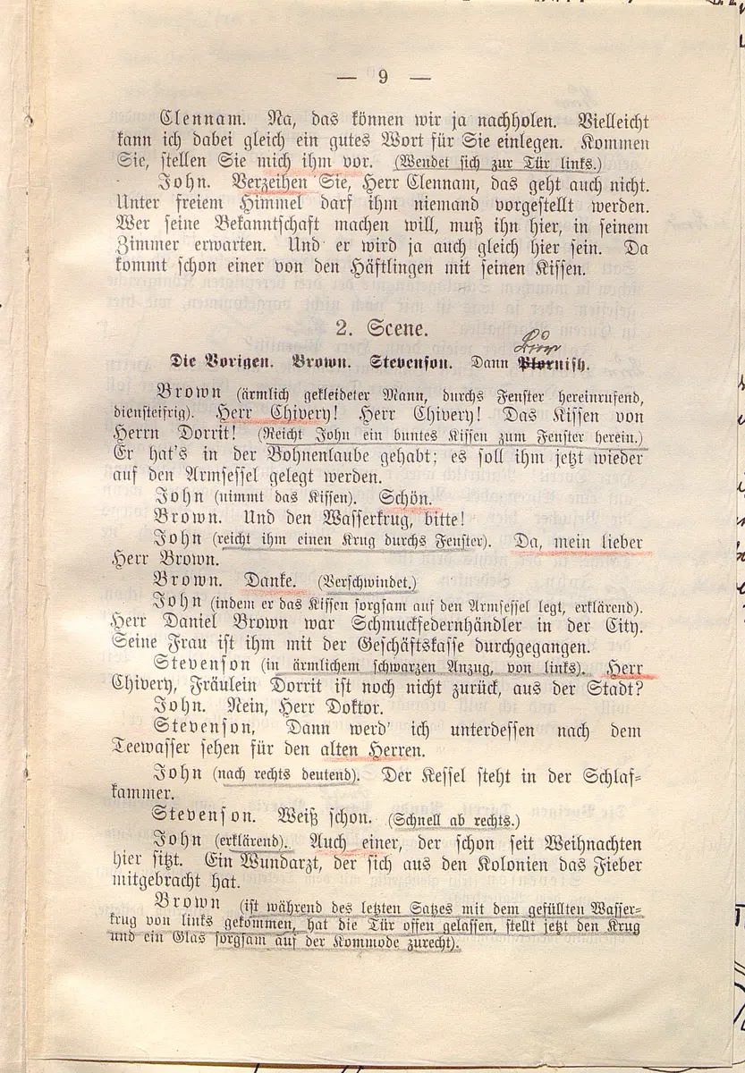 Klein Dorrit. Lustspiel in drei Akten
