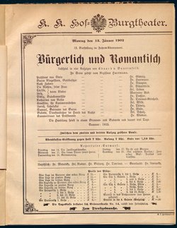 Bürgerlich und romantisch.