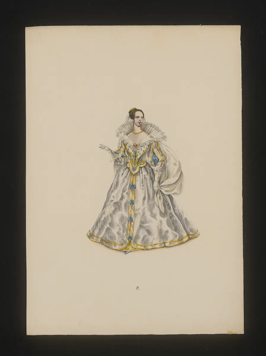 Marie von Medicis, Titel der Serie: Neue Costume-Sammlung verschiedener Zeiten und Nationen