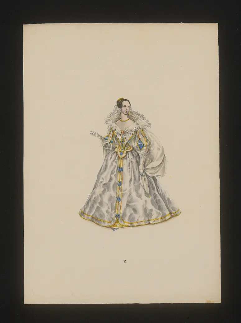 Marie von Medicis, Titel der Serie: Neue Costume-Sammlung verschiedener Zeiten und Nationen