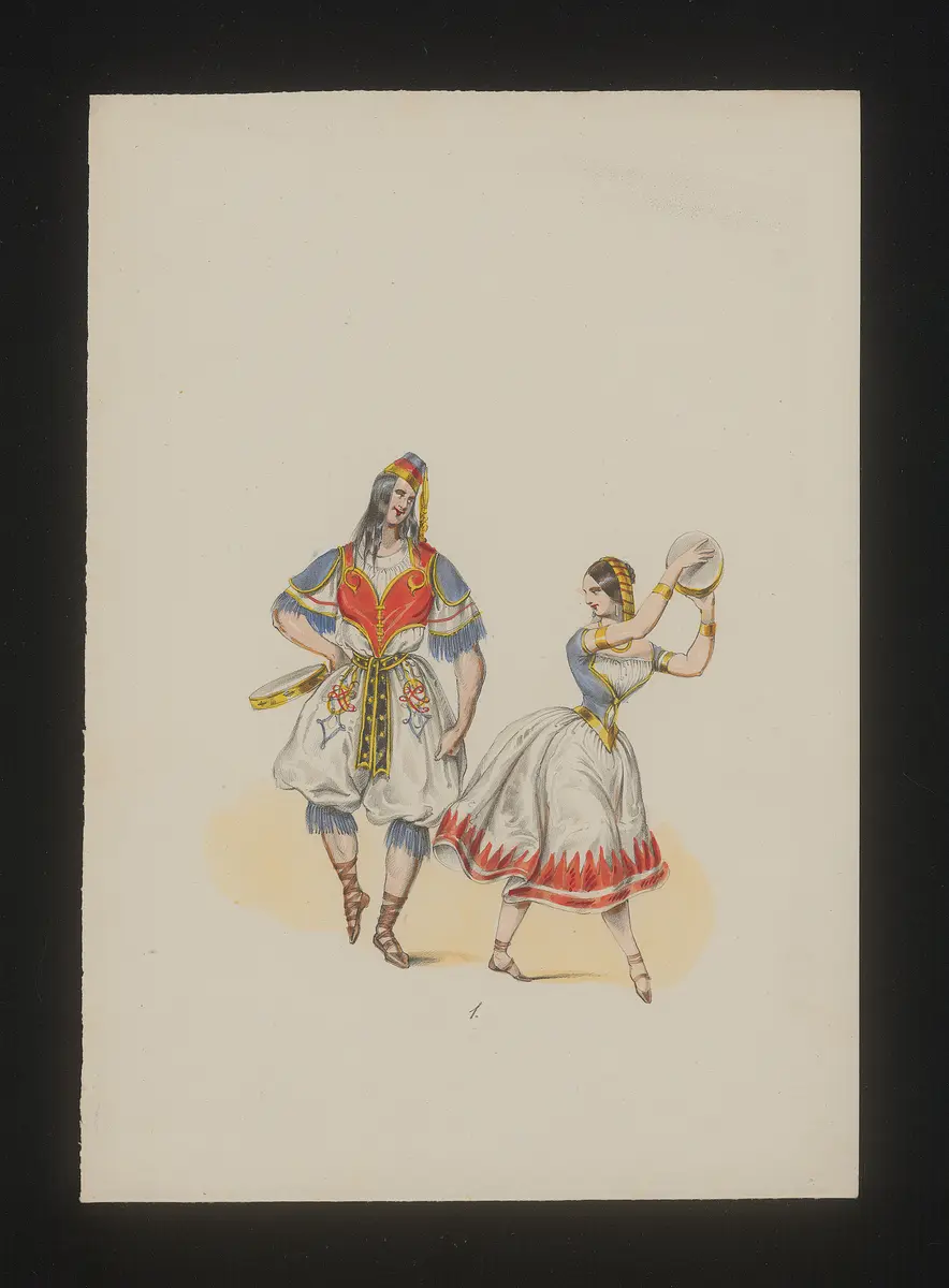 Zigeuner, Weiterer Titel: Verschiedene Costume, Titel der Serie: Neue Costume-Sammlung verschiedener Zeiten und Nationen