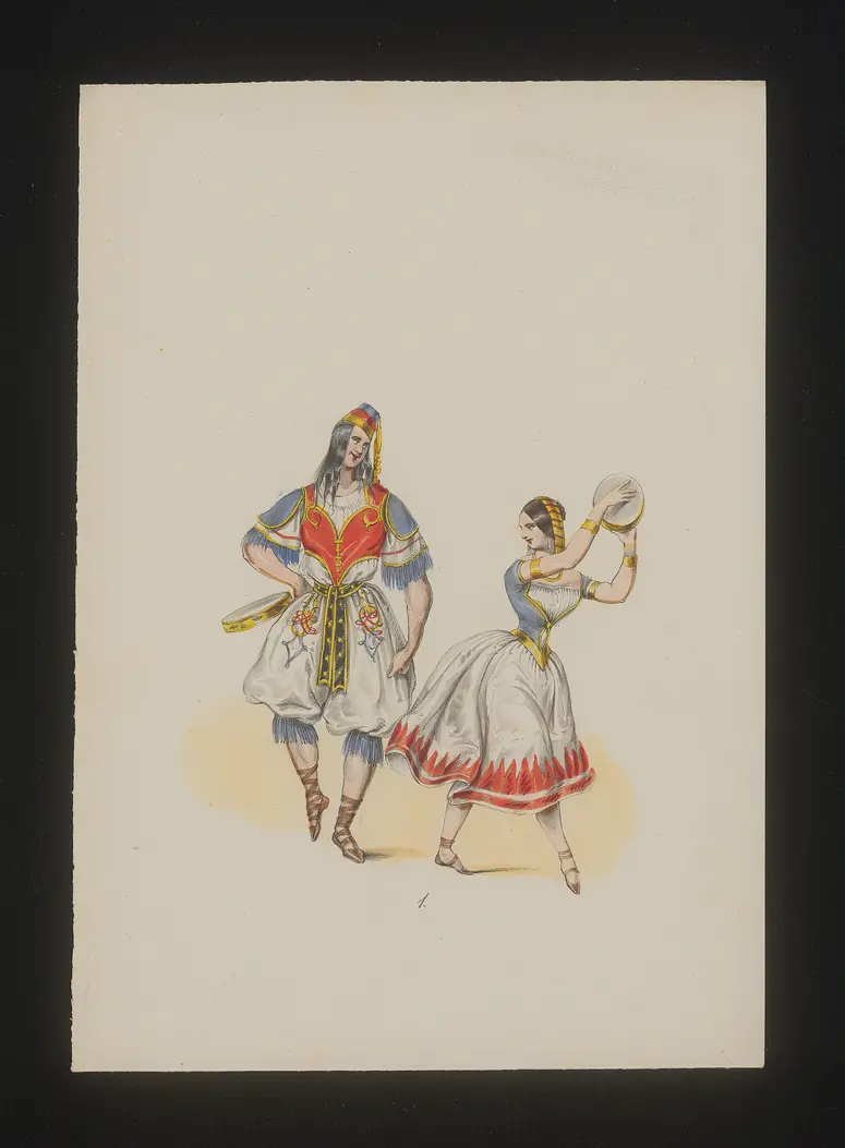 Zigeuner, Weiterer Titel: Verschiedene Costume, Titel der Serie: Neue Costume-Sammlung verschiedener Zeiten und Nationen