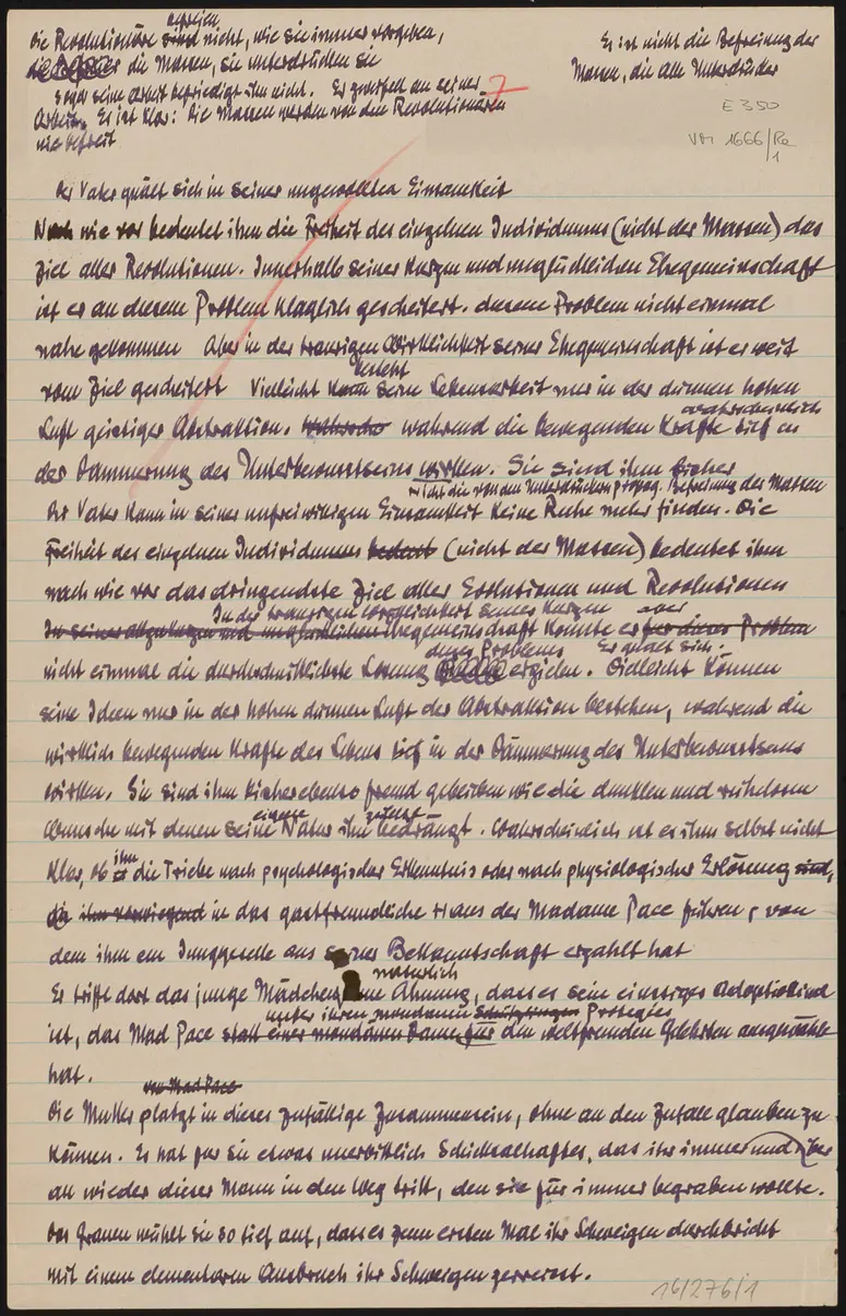 Sechs Personen suchen einen Autor