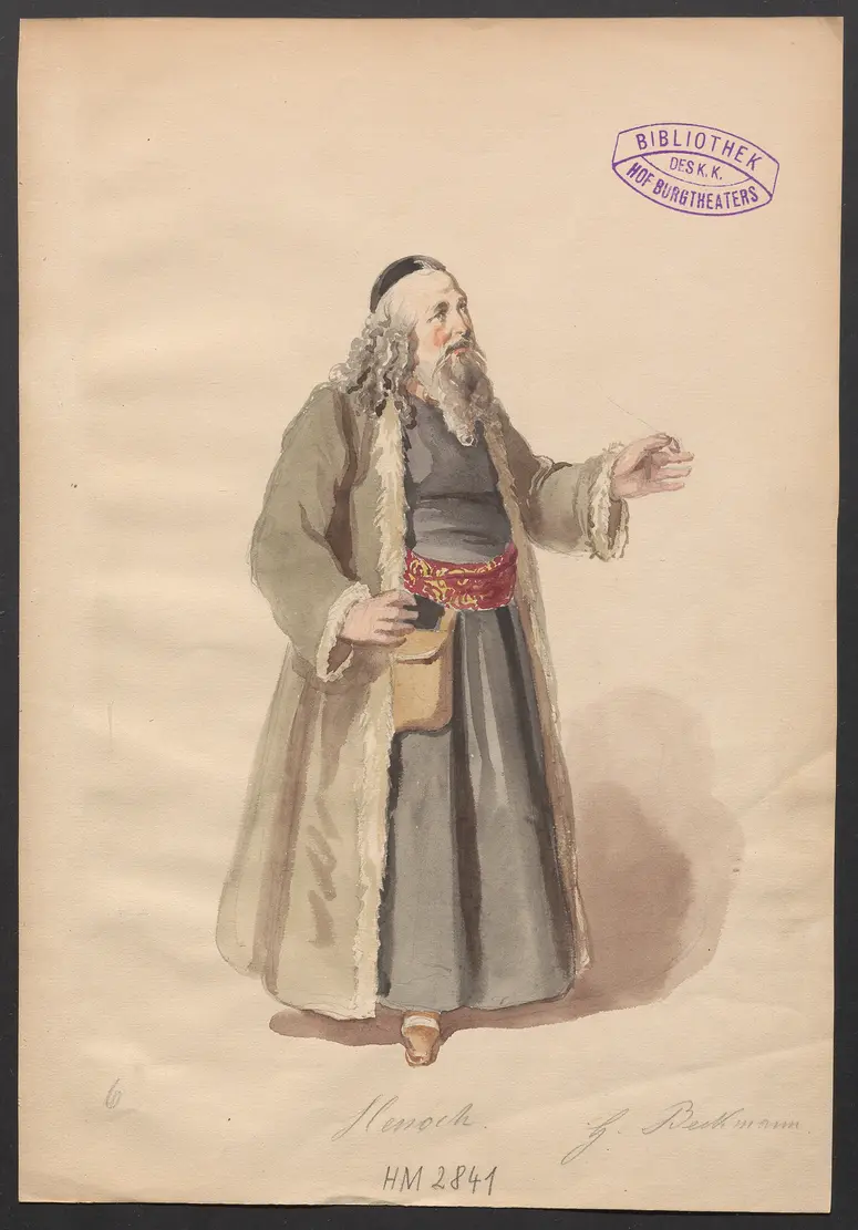 Hans Lange, Titel der Serie: Figurinen des k.k. Hof-Burgtheaters