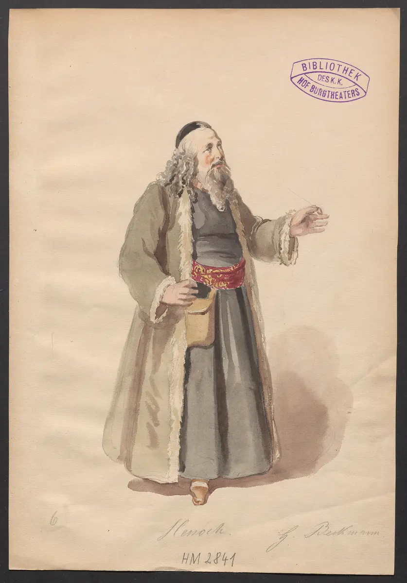 Hans Lange, Titel der Serie: Figurinen des k.k. Hof-Burgtheaters