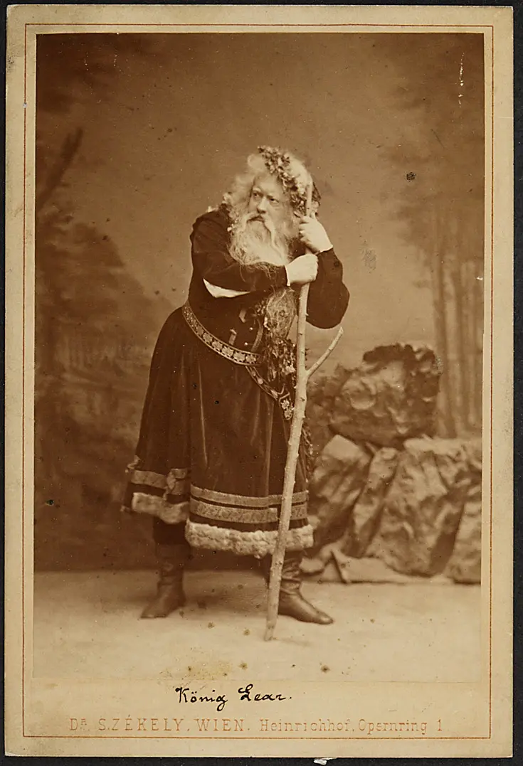 Adolf von Sonnenthal, Verweis auf Stücktitel: König Lear
