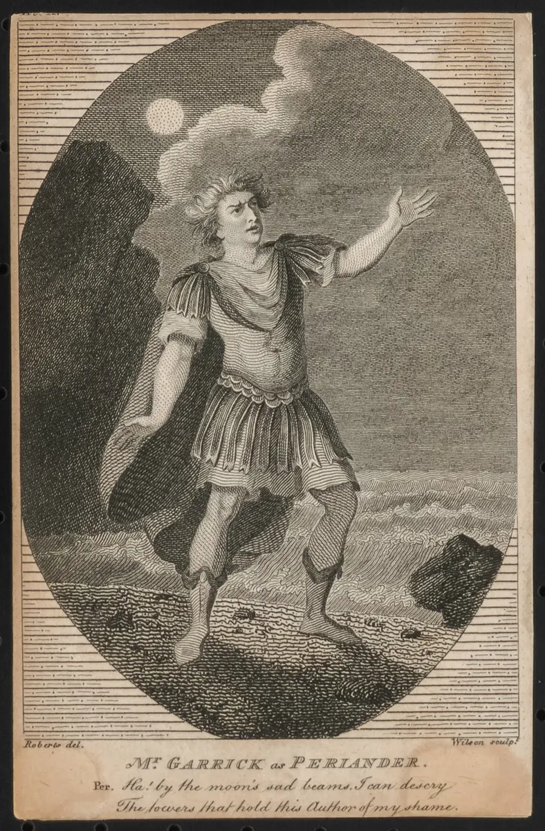 David Garrick, Verweis auf Stücktitel: Eurydice