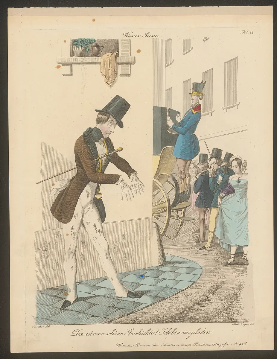 Das ist eine schöne Geschichte! Ich bin eingeladen., Titel der Serie: Wiener Scene, Name der Zeitschrift: Wiener Theaterzeitung