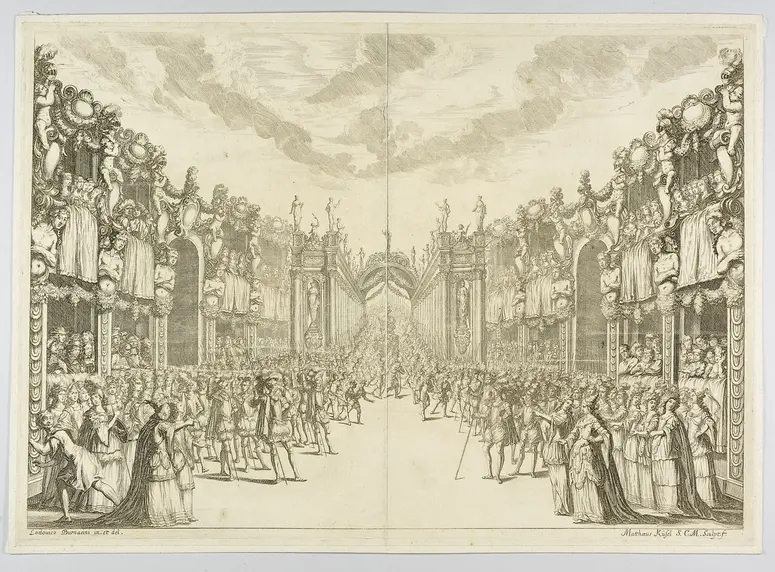 La monarchia latina trionfante, Titel in Vorlageform: La monarchia latina trionfante : festa musicale : in applauso del felicissimo natale del Sereniss. Gioseffo, arciduca d'Austria, figlio delle Augustiss. Maesta` di Leopoldo imperatore, et Eleonora, Maddalena, Teresa, imperatrice, nata prencipessa di Neoburgo : alle medesime M.M. consacrata, Alternativtitel: Die Sig-prangende Römische Monarchey