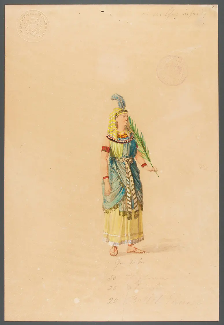 Die Zauberflöte, Titel der Serie: Figurinen des k.k. Hofoperntheaters