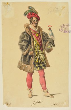 Wilhelm Tell, Titel der Serie: Figurinen des k.k. Hof-Burgtheaters