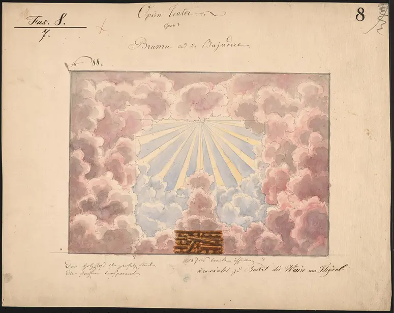 Brahma und die Bajadere, Alternativtitel: Brama und die Bajadere, Alternativtitel: Die liebende Bayadere, Alternativtitel: Der Gott und die Bayadere, Originaltitel: Le Dieu et la Bayadère, ou la Courtisane amoureuse