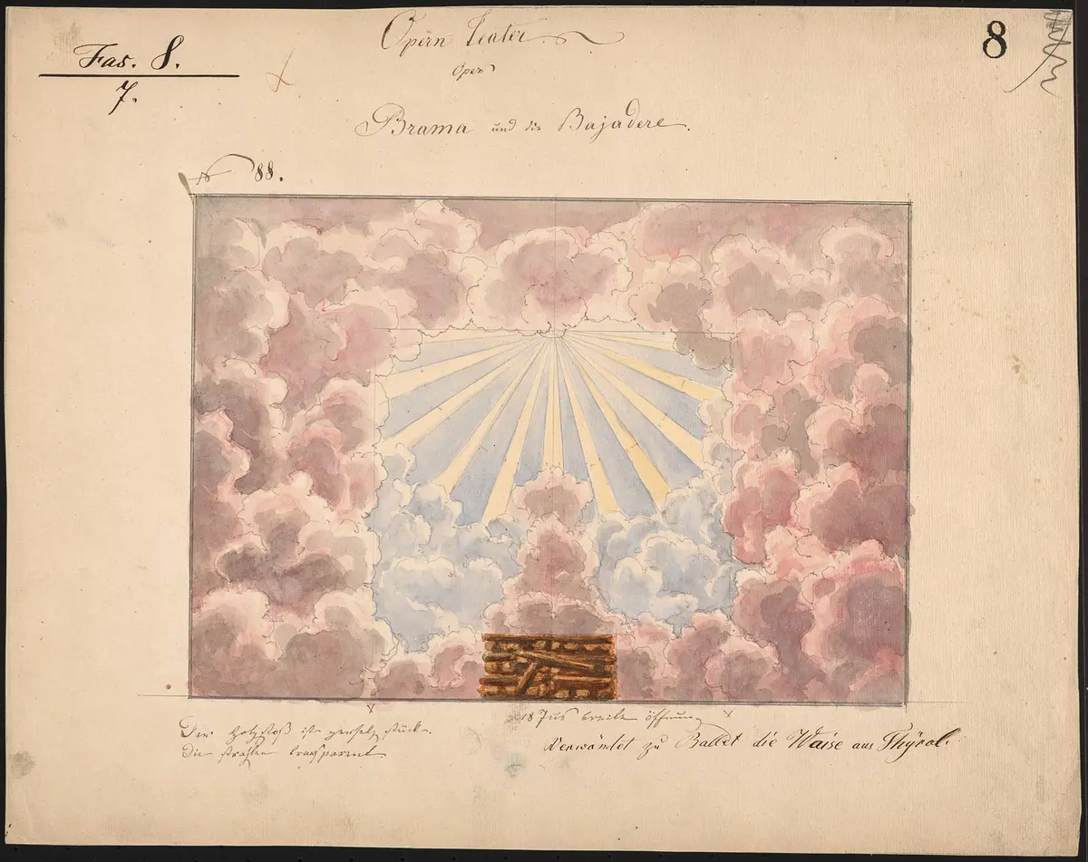 Brahma und die Bajadere, Alternativtitel: Brama und die Bajadere, Alternativtitel: Die liebende Bayadere, Alternativtitel: Der Gott und die Bayadere, Originaltitel: Le Dieu et la Bayadère, ou la Courtisane amoureuse